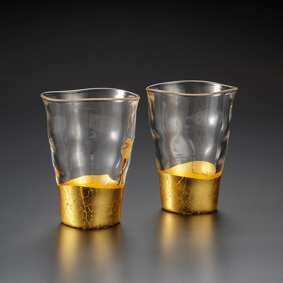 Kannyu, sipping glass <2 pcs.   Kanazawa gold foil