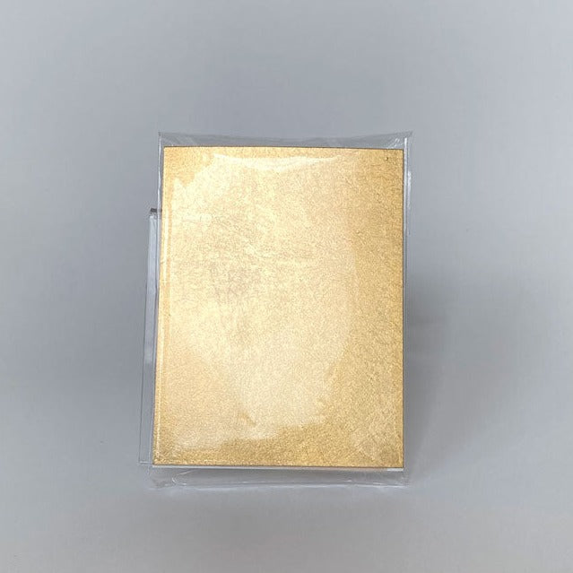 DESIGN LEAF Faux Gold Leaf Sheets (4 Sheets) -  4 TYPE SET【A】